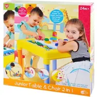 Playgo Table de jeu avec chaise et rangement