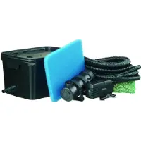 Ubbink FiltraPure 2000 L Kit de filtration de bassin 16 L avec pompe Xtra 600