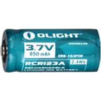 Olight RCR123A Batterie Li-Ion 650 mAh Rechargeable
