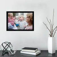 Yoursurprise Cadre photo en verre - Noir - 30x21 cm