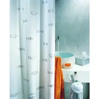 Spirella Rideau de douche Polyester KOS 180x200cm Argent