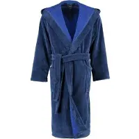 Cawö Peignoir Cawö 801 Uni Capuchon Men Bleu Foncé-54 / 56