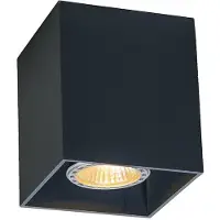 QAZQA Spot design moderne noir - Qubo