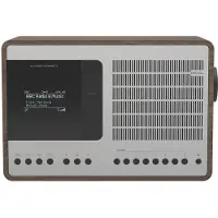 Revo SuperConnect Portable Numérique Noir Radio portable - Radios portables (Portable, Numérique, DAB,DAB+,FM, 15 W, 8,89 cm (3.5"), OLED) - argent / noyer