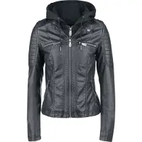 Black premium by emp Veste en imitation cuir de - Road Tripping - XS - 4XL - pour Femme - noir - Taille L