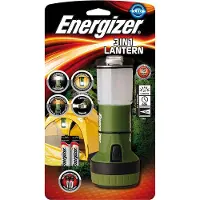 Energizer - Lanterne 2en1 55 lumens + 2 piles AA - Torche a main avec encoche pour dragonne intégrée