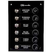 Talamex Switch Panel 115x165 Mm Noir