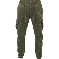 Urban Classics Pantalon cargo kaki / olive / vert foncé