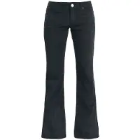Black premium by emp Pantalon en toile de - Nicki - W26L32 - W40L34 - pour Femme - noir - Taille W33L34
