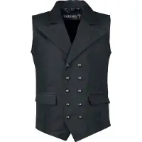 Gothicana by EMP Veste Sans Manches Gothic de - From Safety To Where - M - pour Homme - noir - Taille M