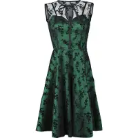 Voodoo Vixen Robe mi-longue Rockabilly de - Emerald - S - 4XL - pour Femme - vert - Taille S