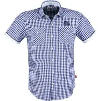 Lonsdale Chemise bleu / blanc