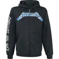 Metallica Sweat-shirt zippé à capuche de - Ride The Lightning - S - 5XL - pour Homme - noir - Taille L