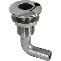 Talamex 38 Mm Elbow Thru-hull Argenté