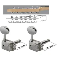 Wilkinson 162-NL-4S2M mécaniques étagées EZ Lok 6L nickel