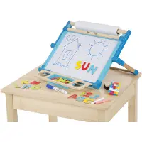 Melissa & Doug Tabletop Easel Kinder-Whiteboard und Tafel