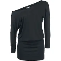 Black premium by emp Robe courte de - Hold Loosely - XS - 5XL - pour Femme - noir - Taille 5XL