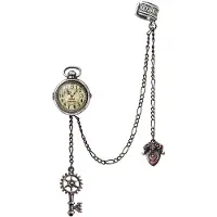 Alchemy Gothic Clous d'oreilles Gothic de - Uncle Albert's Timepiece - pour Femme - couleur argent - Taille Standard