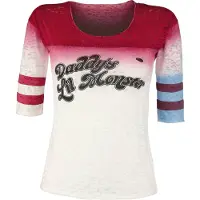 Suicide Squad T-shirt manches longues DC Comics de - Harley Quinn - Daddy's Little Monster - XS - XXL - pour Femme - multicolore - Taille XL