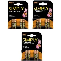 Duracell piles LR06 AA 4 pièces