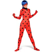 MOM Ladybug Woman Costume Orange M-L Enfants