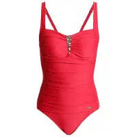 LASCANA Maillot de bain modelant rouge