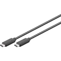 S-Conn 77140-1.5 Câble USB 1,5 m USB 3.2 Gen 1 (3.1 Gen 1) USB C Noir (77140-1.5)