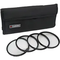 Caruba Kit de filtres Close up 49 mm (+ 1 / + 2 / + 4 / + 10)