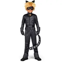 MOM Cat Kids Costume Noir 6-8 Years Enfants