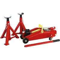 Carpoint : cric de garage mobile et supports d'essieux 2000 kg