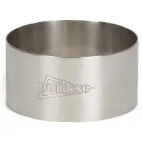 Patisse anneau décoratif 7 cm acier inoxydable argent