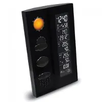 Technoline Techno Line Premium Collection WS 6650 - Station météo - sans fil - finition piano