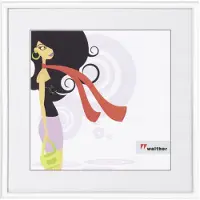 Walther design Cadre Photo Plastique New Lifestyle 20x20 blanc