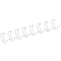 Fellowes - 6 mm - 297 mm - 34 anneaux - A4 (210 x 297 mm) - 35 feuilles - blanc - 100 unités fil de ligature