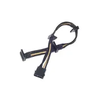 Silverstone Câble Molex 4 pôles vers 4x SATA (30 cm)
