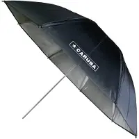 Caruba Parapluie réflecteur Argent/Noir 109cm
