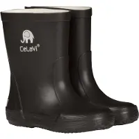 CeLaVi Bottes en caoutchouc noir / blanc