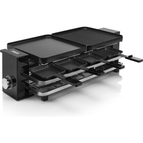 Appareil à raclette et pierrade® Tefal Inox et Design PR457B12 1350 W Noir  et Argent - Achat & prix