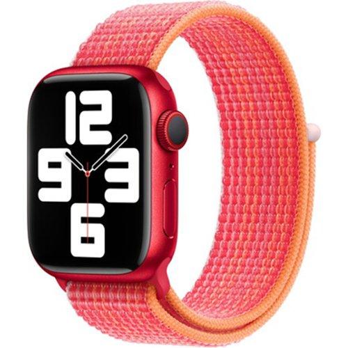 iMoshion ﻿Boucle de bracelet de sport en silicone Apple Watch Series 1-9 /  SE - 38/40/41mm - Orange / Noir