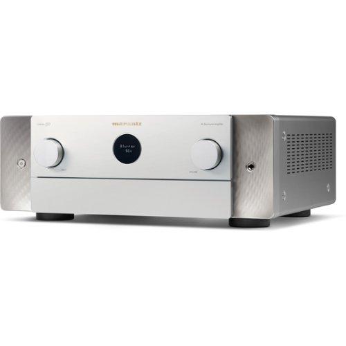 AMP-CD608 DAB amplificateur HiFi stéréo 4x100W RMS DAB+ BT entrée Optique  télécommande Argent