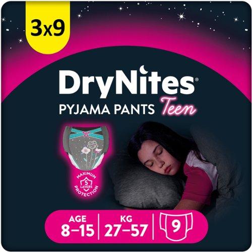 Huggies, DryNites, Culottes de nuit, Garçon, Absorbant, 8-15 ans, 13  pc