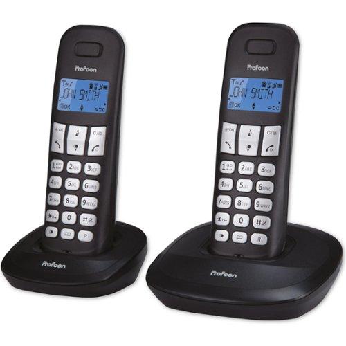 Profoon PDX5530 - Téléphone DECT avec répondeur et 4 combinés