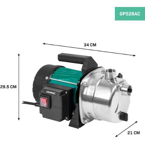 Pompe submersible à aspiration plate jusqu'à 1mm avec interrupteur à  capteur – 400W – 6000l/h – Eaux propres